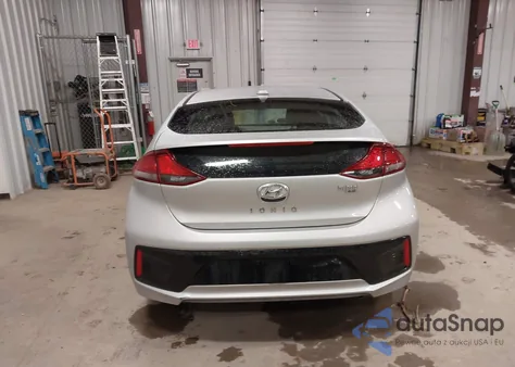 2017 Hyundai Ioniq Hybrid Blue from USA, damaged, VIN KMHC65LCXHU057496